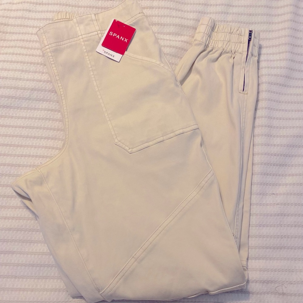 NWT Spanx Stretch Twill Cargo Jogger